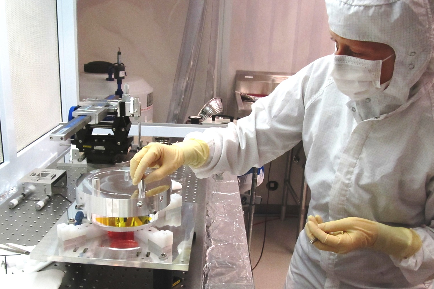 Hartmann sensor thermal measurement of a LIGO optic